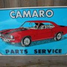  CAMARO PARTS SERVICE TIN SIGN METAL ADV CAR SIGNS C