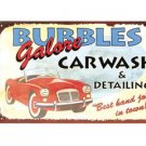 BUBBLES CAR WASH TIN SIGN DECORATIVE METAL ADV SIGNS C