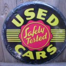 USED CARS TIN SIGN METAL CAR ADV AD SIGNS C USED CARS TIN SIGN METAL CAR ADV AD SIGNS C