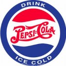 PEPSI COLA ROUND TIN SIGN METAL SODA POP ADV SIGNS P PEPSI COLA ROUND TIN SIGN METAL SODA POP ADV SIGNS P