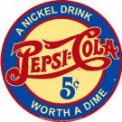 PEPSI COLA ROUND TIN SIGN METAL SODA POP ADV SIGNS P PEPSI COLA ROUND TIN SIGN METAL SODA POP ADV SIGNS P