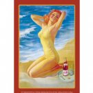 PEPSI AT THE BEACH TIN SIGN METAL ADV AD SIGNS P PEPSI AT THE BEACH TIN SIGN METAL ADV AD SIGNS P