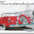 T-BIRD BEACH SCENE TIN SIGN METAL RETRO ADV SIGNS T T-BIRD BEACH SCENE TIN SIGN METAL RETRO ADV SIGNS T