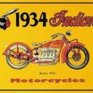 INDIAN MOTORCYCLE TIN SIGN RETRO METAL ADV SIGNS I
