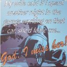 GOD I MISS HER TIN SIGN METAL ADV POSTER SIGNS M