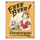 FREE BEER TIN SIGN RETRO ADV BAR CAFE METAL SIGNS F