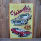 OLDSMOBILE TIN SIGN CAFE BAR CAR METAL RETRO AD SIGNS O OLDSMOBILE TIN SIGN CAFE BAR CAR METAL RETRO AD SIGNS O
