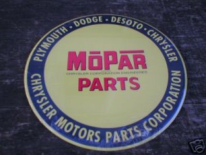 MOPAR PARTS TIN SIGN METAL ADV SIGNS M