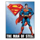 SUPERMAN MAN OF STEEL SIGN COLLECTOR METAL SIGNS S SUPERMAN MAN OF STEEL SIGN COLLECTOR METAL SIGNS S