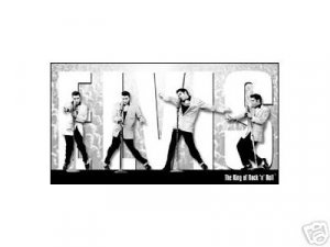  ELVIS PRESLEY MONTAGE TIN SIGN RETRO METAL ADV SIGNS E