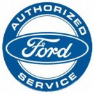 AUTHORIZED FORD SERVICE TIN SIGN METAL ADV CAR SIGNS F AUTHORIZED FORD SERVICE TIN SIGN METAL ADV CAR SIGNS F