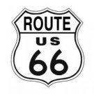 ROUTE US 66 TIN SIGN METAL ADV SIGNS R ROUTE US 66 TIN SIGN METAL ADV SIGNS R