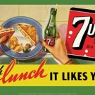 SEVEN UP TIN SIGN METAL POP SODA ADV SIGNS S SEVEN UP TIN SIGN METAL POP SODA ADV SIGNS S