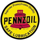 PENNZOIL TIN SIGN RETRO METAL ADV OIL STATION AD SIGNS