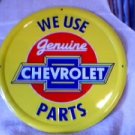 CHEVROLET PARTS ROUND SIGN METAL ADV AD SIGNS C CHEVROLET PARTS ROUND SIGN METAL ADV AD SIGNS C