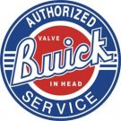  BUICK AUTHORIZED SERVICE SIGN METAL ADV AD SIGNS