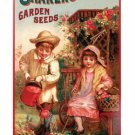SHAKER'S BEST GARDEN SEEDS TIN SIGN METAL ADV SIGNS S SHAKER'S BEST GARDEN SEEDS TIN SIGN METAL ADV SIGNS S