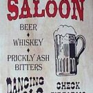 BOTTOMS UP SALOON RETRO TIN SIGN METAL BAR HOME SIGNS BOTTOMS UP SALOON RETRO TIN SIGN METAL BAR HOME SIGNS