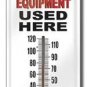FARMALL EQUIPMENT THERMOMETER SIGN METAL ADV SIGNS F