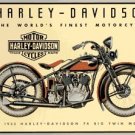 1933 MOTORCYCLE TIN SIGN PIC METAL BIKE BAR HOME SIGNS H