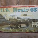 US ROUTE 66 THE MOTHER ROAD TIN SIGN METAL ADV SIGNS M US ROUTE 66 THE MOTHER ROAD TIN SIGN METAL ADV SIGNS M