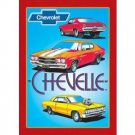 CHEVROLET CHEVELLE TIN SIGN METAL CHEVY CAR BAR SIGNS C CHEVROLET CHEVELLE TIN SIGN METAL CHEVY CAR BAR SIGNS C