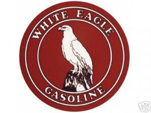 WHITE EAGLE GASOLINE SIGN RETRO METAL ADV SIGNS W