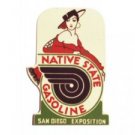 NATIVE STATE GASOLINE SIGN NEW METAL ADV SIGNS N
