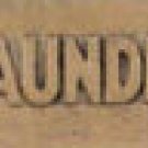 ONE TAN VINTAGE STYLE CAST IRON TAN LAUNDRY SIGN PLAQUE L ONE TAN VINTAGE STYLE CAST IRON TAN LAUNDRY SIGN PLAQUE L