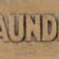 ONE TAN VINTAGE STYLE CAST IRON TAN LAUNDRY SIGN PLAQUE L