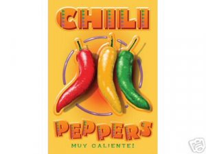 CHILI PEPPERS SIGN C