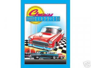 1955 CHEVY CLASSICS TIN SIGN