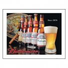 BUDWEISER SINCE 1876 SIGN METAL ADV SIGNS B