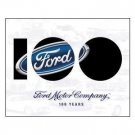FORD MOTOR COMPANY 100 YEARS TIN SIGN FORD MOTOR COMPANY 100 YEARS TIN SIGN