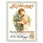  KELLOGG'S TOASTED CORN FLAKES TIN SIGN METAL ADV SIGNS K