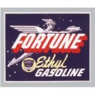 FORTUNE ETHYL GASOLINE gas service station HEAVY STEEL SIGN HOME garage DECOR