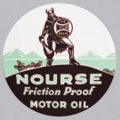 NOURSE MOTOR OIL SIGN COLLECTIBLE METAL ADV SIGNS NIB N