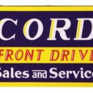 CORD SALES AND SERVICE SIGN METAL ADV SIGNS C