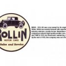 ROLLIN SALES AND SERVICE SIGN METAL ADV AD SIGNS R ROLLIN SALES AND SERVICE SIGN METAL ADV AD SIGNS R