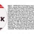 HANCOCK GASOLINE SIGN METAL ADV GAS OIL SIGNS H HANCOCK GASOLINE SIGN METAL ADV GAS OIL SIGNS H
