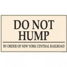 DO NOT HUMP PORCELAIN COAT SIGN METAL ADV AD SIGNS H DO NOT HUMP PORCELAIN COAT SIGN METAL ADV AD SIGNS H