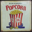 POPCORN TIN SIGN METAL RETRO ADV SIGNS P