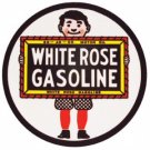 WHITE ROSE GASOLINE SIGN METAL ADV SIGNS