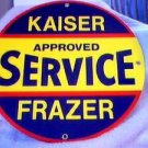 KAISER FRAZER SIGN PORCELAIN OVERLAY SIGNS K
