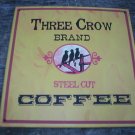 VINTAGE STYLE THREE CROW COFFEE TIN SIGN METAL AD SIGNS VINTAGE STYLE THREE CROW COFFEE TIN SIGN METAL AD SIGNS