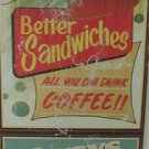 EAT HERE TIN DINER PIC SIGN METAL FOOD BAR HOME SIGNS EAT HERE TIN DINER PIC SIGN METAL FOOD BAR HOME SIGNS