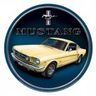 MUSTANG ROUND TIN SIGN METAL ADV SIGNS M