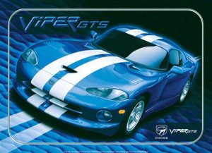 DODGE VIPER TIN SIGN METAL ADV SIGNS