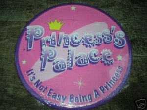 PRINCESS'S PALACE TIN SIGN METAL ADV SIGNS