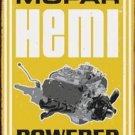 MOPAR HEMI POWERED TIN SIGN METAL RETRO ADV SIGNS M